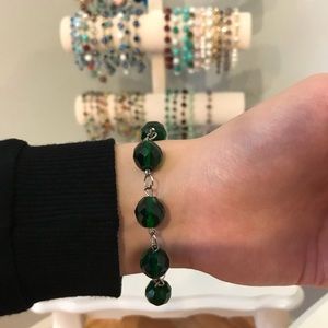 Green Crystal Bracelet